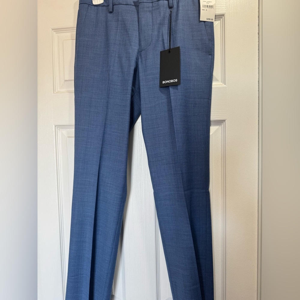 Bonobos Textured Blue Trousers